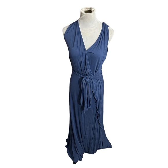 Sundance Blue Sleeveless Dress Size Medium - Picture 1 of 5